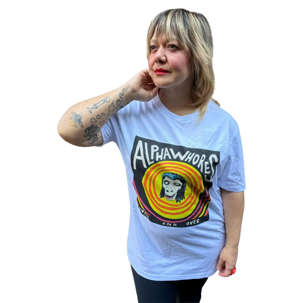 alphawhores-over-and-over-monkey-t-shirt