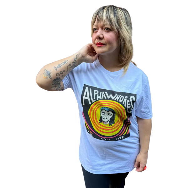 alphawhores-over-and-over-monkey-t-shirt